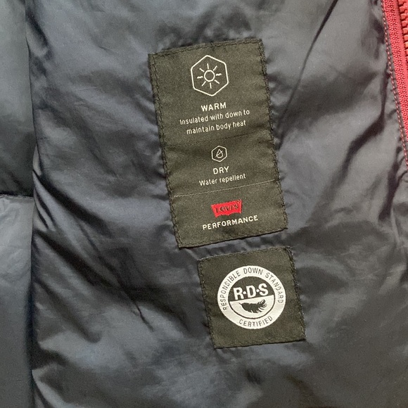LEVI'S RETRO 90S INDIE PUFFER DOWN JACKET - Picture 9 of 13